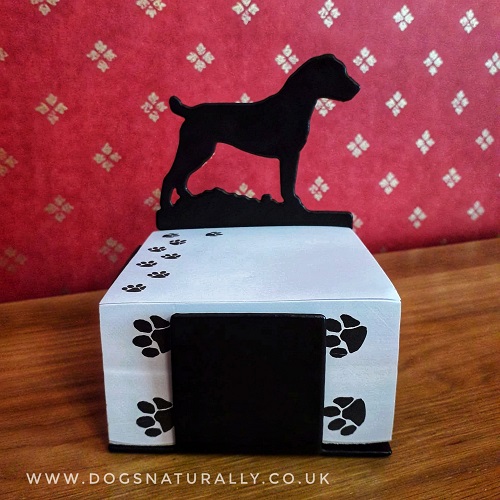 Parson Jack Russell Note Block Holder